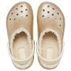 Crocs Classic Clogs mit Glitzerfutter „Gold“ 504271