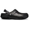 Crocs Classic Clogs mit Glitzerfutter „Schwarz“ 205842001