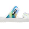 Crocs Classic Colorful Unisex Mehrfarbige weiße Sandalen 207771-94S