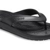 Crocs Classic Cozy rutschfeste Flip-Flops Unisex Schwarz 206119-001