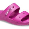 Crocs Classic Cozy Unisex Lila Rot Sandalen 206761-6SV