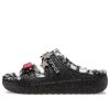 Crocs Classic Cozzzy Disco Glitter Sandalen „Schwarz“ 208074-0C4
