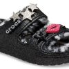Crocs Classic Cozzzy Disco Glitter Sandalen „Schwarz“ 208074-0C4