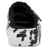 Crocs Classic Cozzzy Marbled Sandalen „Schwarz Weiß“ 207907