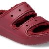 Crocs Classic Cozzzy Sandale „Rot“ 207446-612
