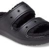Crocs Classic Cozzzy Sandale „Schwarz“ 207446-060