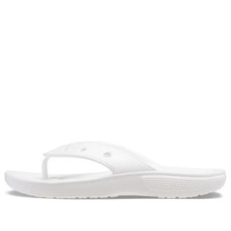 Crocs Classic Crocs Flip Casual Flip-Flops Unisex Weiß 207713-100