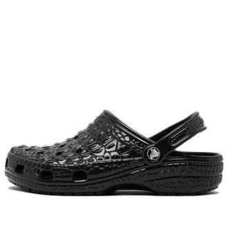 Crocs Classic Crocskin Clogs „Schwarz“ 209093-001
