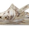 Crocs Classic Crush Marmorierter Clog „Bone Multi“ 208265-2Y3