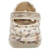 Crocs Classic Crush Marmorierter Clog „Bone Multi“ 208265-2Y3