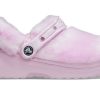 Crocs Classic Fur Sure Clogs Ballerina „Pink Weiß“ 207303-6SU