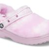 Crocs Classic Fur Sure Clogs Ballerina „Pink Weiß“ 207303-6SU
