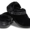 Crocs Classic Fur Sure Slip-On Clogs „Schwarz“ 207303-001