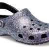 Crocs Classic Glitter Clogs „Silber Multi“ 205942-0C4