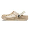 Crocs Classic Glitter Lined Clogs „Gold White“ 205842-93S