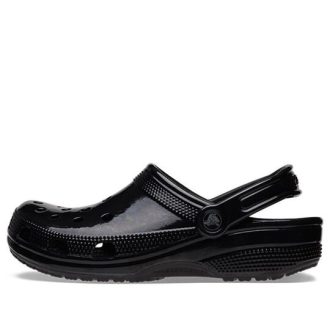 Crocs Classic High Shine Clog „Schwarz“ 209609-001