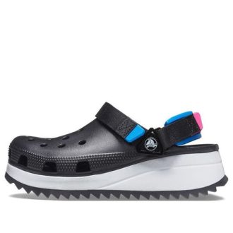 Crocs Classic Hiker Clog Sports Schwarz Blau Rot Sandalen „Black Blue Red“ 206772-001
