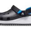 Crocs Classic Hiker Clog Sports Schwarz Blau Rot Sandalen „Black Blue Red“ 206772-001