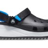 Crocs Classic Hiker Clog Sports Schwarz Blau Rot Sandalen „Black Blue Red“ 206772-001
