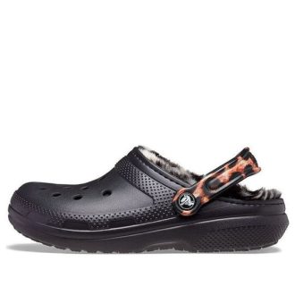 Crocs Classic Lined Animal Remix Clog „Schwarz & Mehrfarbig“ 207842-0ZR