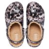Crocs Classic Lined Bleach Dye Clogs „Schwarz Weiß Beige“ 207299-001