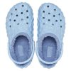 Crocs Classic Lined Geometric Clogs „Blau“ 210069-4NS