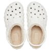 Crocs Classic Lined Geometric Clogs „Weiß“ 210069-100