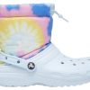 Crocs Classic Lined Neo Puff Boots „Tie Dye Mineral Blue“ 207328-002