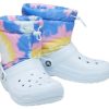 Crocs Classic Lined Neo Puff Boots „Tie Dye Mineral Blue“ 207328-002