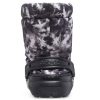 Crocs Classic Lined Neo Puff Tie Dye Stiefel „Schwarz Weiß“ 207328-001