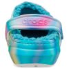 Crocs Classic Lined Solarized Clogs „Weiß Blau Aqua“ 207560-4SU