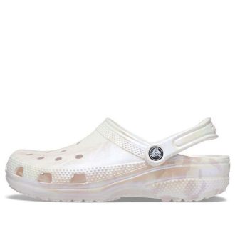 Crocs Classic Marble Clogs „Weiß Pink“ 207363-6PS