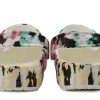 Crocs Classic Pattern Schuh Multi-Color Splicing Unisex „Schwarz Pink Grün“ 206479-928