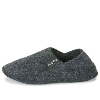 Crocs Classic Slipper Soft Sole Unisex Schwarze Hausschuhe 205837-060
