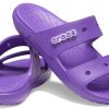 Crocs Classic Soft Sole Cozy Flat Heel Sport-Hausschuhe Unisex Lila 206761-518