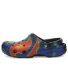 Crocs Classic Solarized Clogs „Blau Orange“ 207556-089