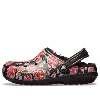 Crocs Classic Stay Warm Cozy Sports Unisex Schwarz Rot Sandalen „Schwarz Rot“ 205324-643