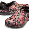 Crocs Classic Stay Warm Cozy Sports Unisex Schwarz Rot Sandalen „Schwarz Rot“ 205324-643