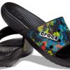 Crocs Classic Tie-Dye Graphic Slide „Schwarz“ 206520-988