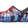 Crocs Classic Tie Dye Stay Warm Cozy Crocs Sport-Hausschuhe Unisex Lila Rot 206341-988