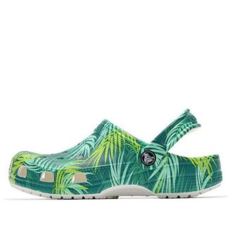 Crocs Classic Tropical Clog Klassische Sandalen in Camouflage-Grün, 207179-94S