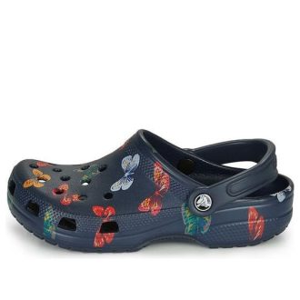 Crocs Classic Vacay Vibes Butterfly Clogs „Navy Multi“ 206375-92Z