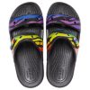 Crocs Classic Verschleißfeste rutschfeste Sport-Hausschuhe Unisex Schwarz 207346-0C4