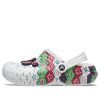 Crocs Classic Wear-Resistant Cozy Sports Unisex-Sandalen in Weiß 207687-94S