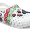 Crocs Classic Wear-Resistant Cozy Sports Unisex-Sandalen in Weiß 207687-94S