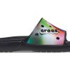 Crocs Colorful Casual Unisex Mehrfarbige schwarze Hausschuhe 207557-0C4