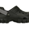 Crocs Cozy rutschfeste Sport-Sandalen, Unisex, Schwarz, 202651-02S