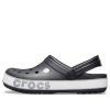 Crocs Crocband Bold Logo Clog Schwarze Unisex-Sandalen 206021-02G