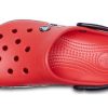 Crocs Crocband Cartoon Mickey Mouse Verschleißfeste Unisex-Sandalen in Rot und Schwarz „Red Black“ 204936-90H