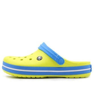 Crocs Crocband Clogs „Gelb Blau“ 11016-73E